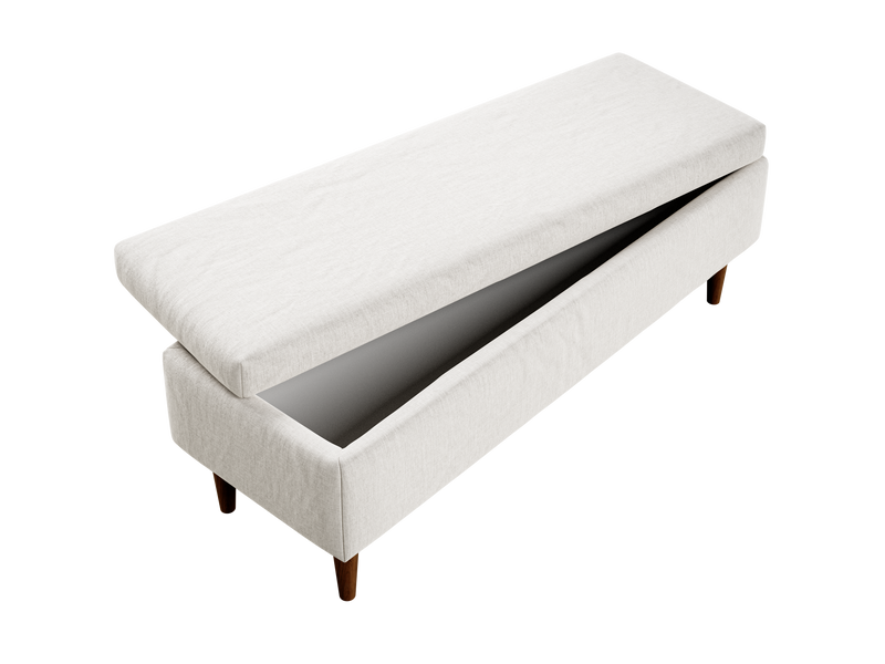 The Essential Storage Bench in Hemp