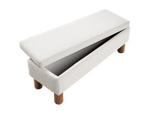 The Essential Storage Bench in Hemp
