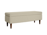 The Essential Storage Bench in Hemp