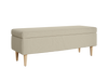 The Essential Storage Bench in Hemp