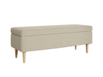 The Essential Storage Bench in Hemp