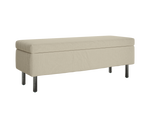 The Essential Storage Bench in Hemp