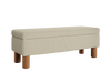 The Essential Storage Bench in Hemp