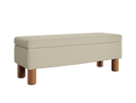 The Essential Storage Bench in Hemp