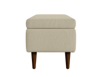 The Essential Storage Bench in Hemp