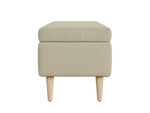 The Essential Storage Bench in Hemp