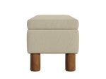 The Essential Storage Bench in Hemp