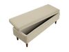The Essential Storage Bench in Hemp