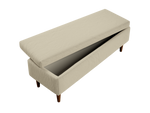 The Essential Storage Bench in Hemp
