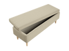 The Essential Storage Bench in Hemp