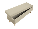 The Essential Storage Bench in Hemp
