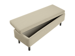 The Essential Storage Bench in Hemp