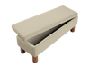 The Essential Storage Bench in Hemp