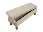 The Essential Storage Bench in Hemp