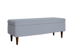 The Essential Storage Bench in Hemp