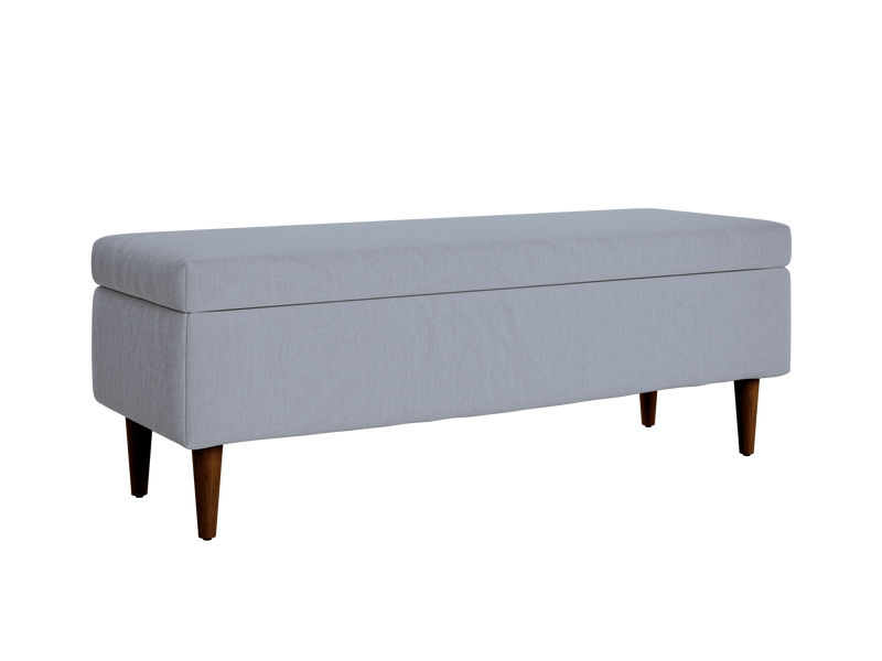 The Essential Storage Bench in Hemp