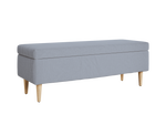 The Essential Storage Bench in Hemp