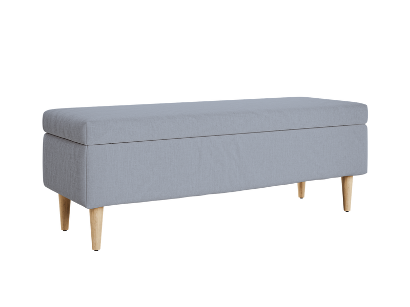 The Essential Storage Bench in Hemp
