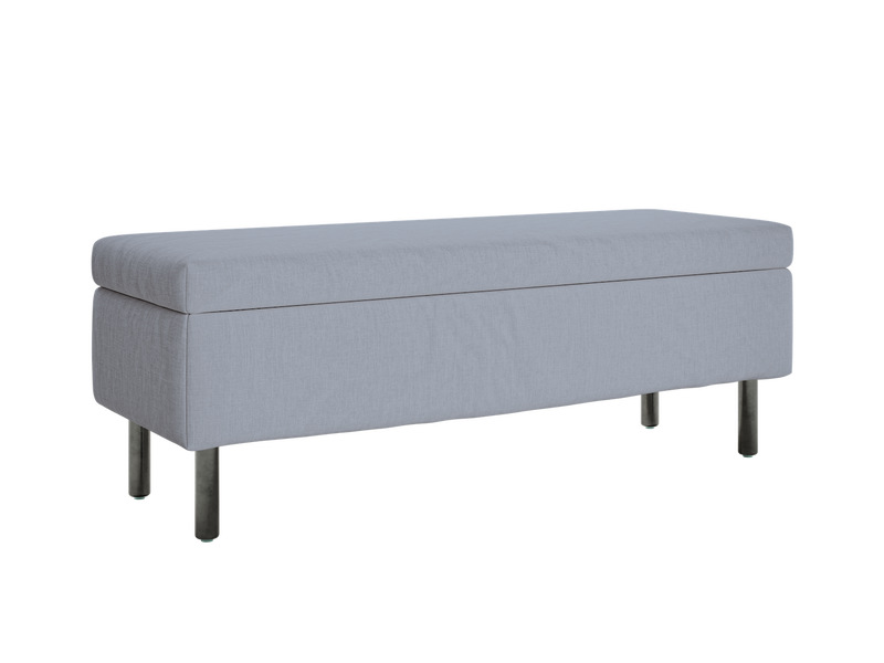 The Essential Storage Bench in Hemp