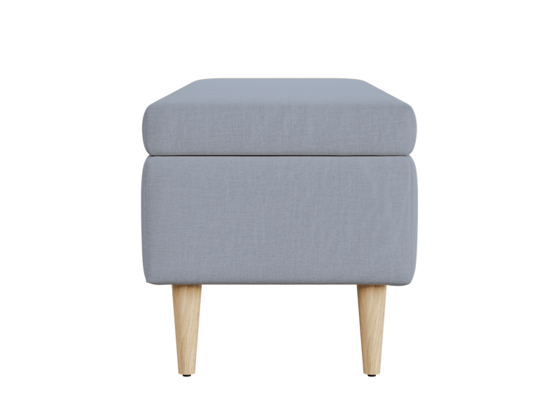The Essential Storage Bench in Hemp
