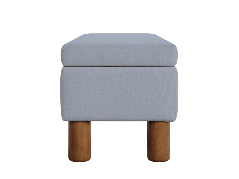 The Essential Storage Bench in Hemp