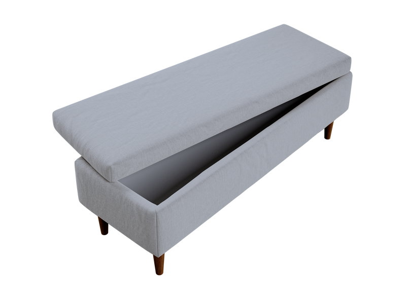 The Essential Storage Bench in Hemp