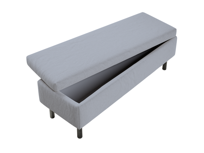 The Essential Storage Bench in Hemp