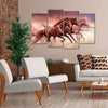 Three Running Horses Wall Art