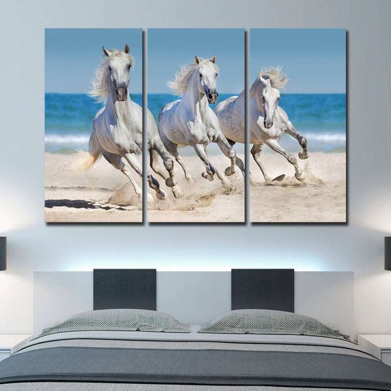 Wild Beach Horses Wall Art