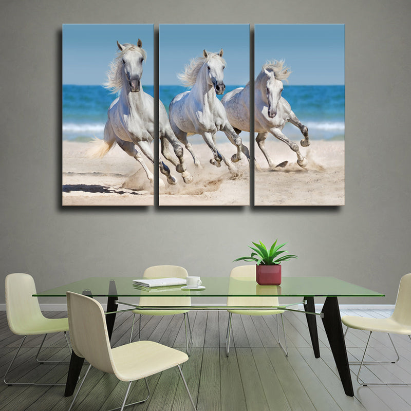 Wild Beach Horses Wall Art
