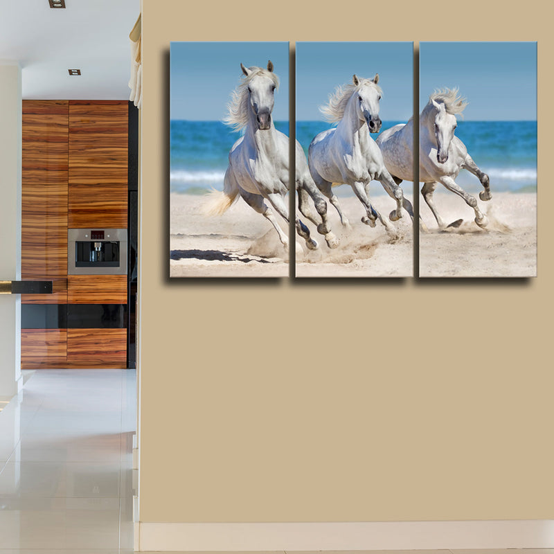 Wild Beach Horses Wall Art