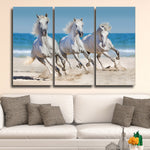 Wild Beach Horses Wall Art