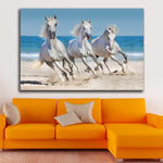 Wild Beach Horses Wall Art