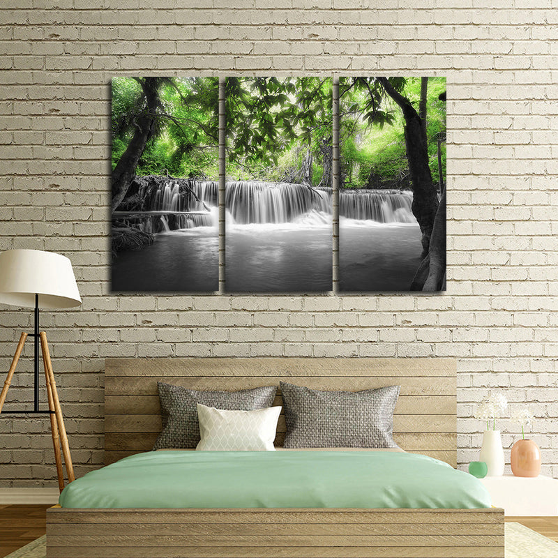 Pop Tropical Waterfall Wall Art