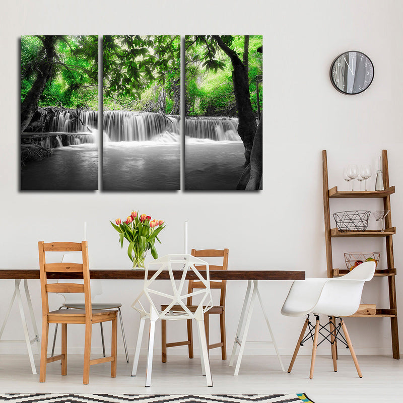 Pop Tropical Waterfall Wall Art