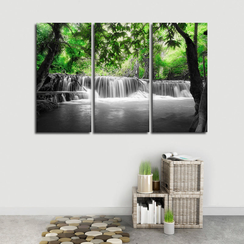 Pop Tropical Waterfall Wall Art