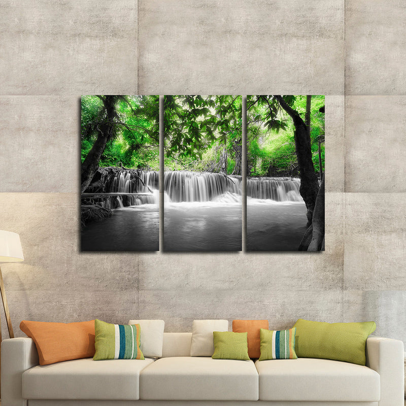 Pop Tropical Waterfall Wall Art