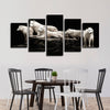 White Wolves Wall Art