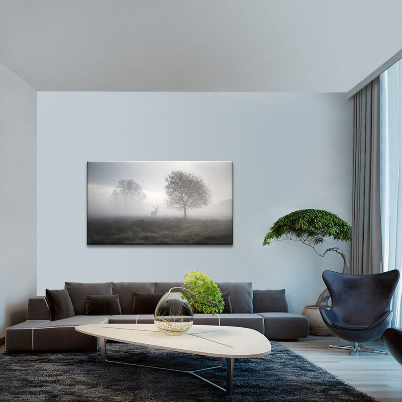 Hunting at Dusk Wall Art