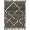 Iman Beige/Charcoal Hand-Knotted Rug