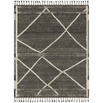 Iman Beige/Charcoal Hand-Knotted Rug