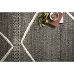 Iman Beige/Charcoal Hand-Knotted Rug