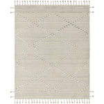 Iman Ivory / Light Grey Hand-Knotted Rug