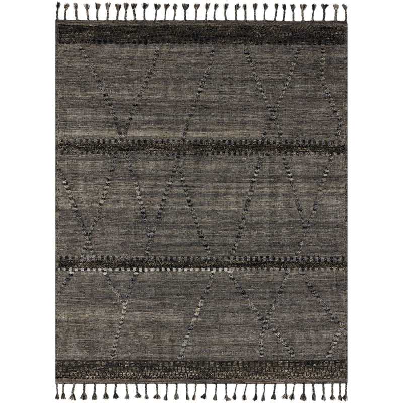 Iman Grey/Multi Hand-Knotted Rug