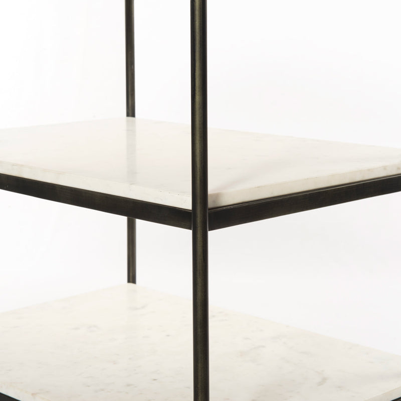 Tatum Nightstand - Hammered Gray | ready to ship!