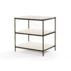 Tatum Nightstand - Hammered Gray | ready to ship!