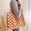 LIMITED EDITION: Checkered Tote Bag - Horizontal