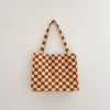 LIMITED EDITION: Checkered Tote Bag - Horizontal