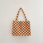LIMITED EDITION: Checkered Tote Bag - Horizontal