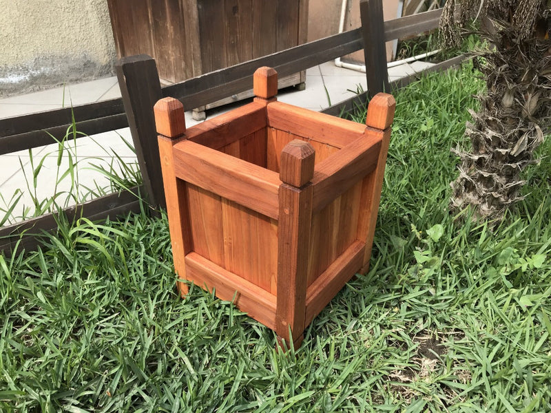 Garden Redwood Solid Planter Box